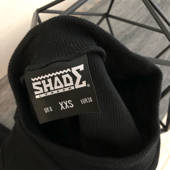 COPY - Shade London Bodycon Dress With Tape Logo - Picture 8 of 8